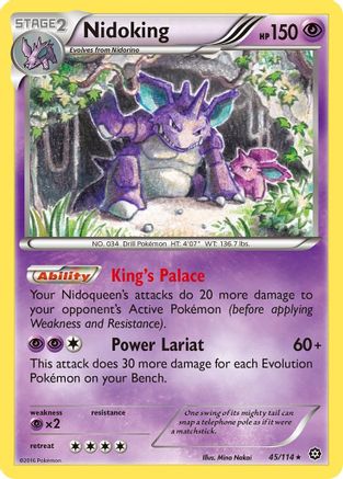 XY - Steam Siege Nidoking #45