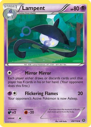 XY - Steam Siege Lampent #49