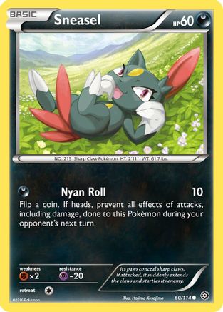 XY - Steam Siege Sneasel #60