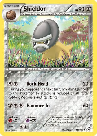 XY - Steam Siege Shieldon #69