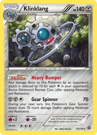 XY - Steam Siege Klinklang #73