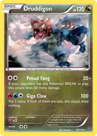 XY - Steam Siege Druddigon #83