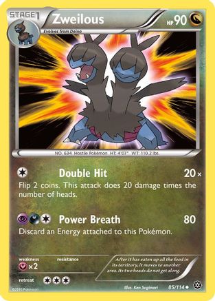 XY - Steam Siege Zweilous #85