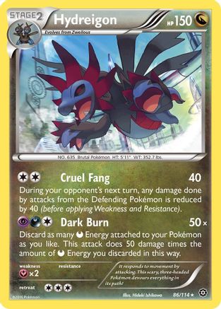 XY - Steam Siege Hydreigon #86
