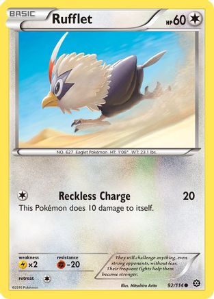 XY - Steam Siege Rufflet #92