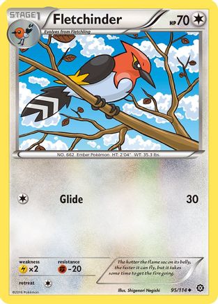 XY - Steam Siege Fletchinder #95