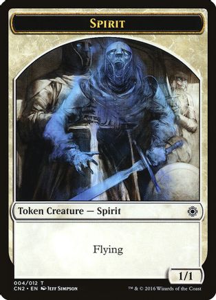 Spirit Token - Conspiracy: Take the Crown - Magic: The Gathering