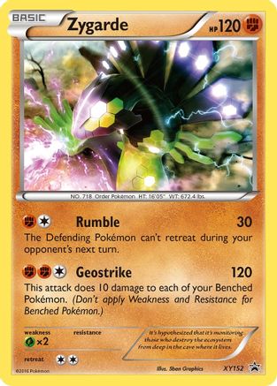 XY Promos Zygarde #XY152