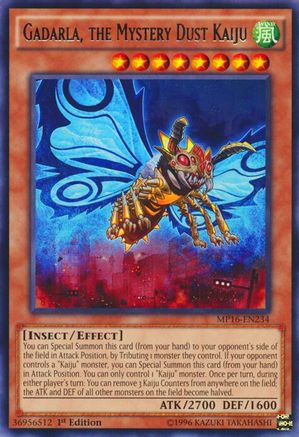 Gadarla, The Mystery Dust Kaiju Rara Yugioh | Meses Sin Interés