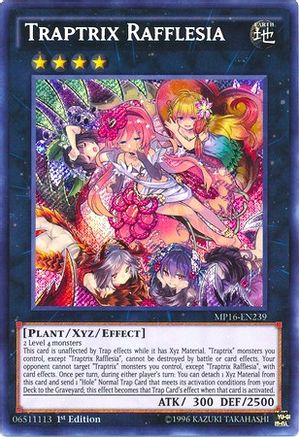 Traptrix Rafflesia - 2016 Mega-Tins Mega Pack - YuGiOh