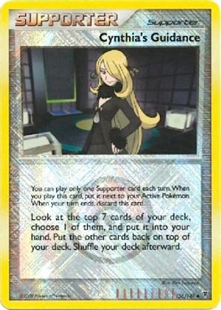 League & Championship Cards Cynthia's Guidance - 136/147 (League Promo) #136