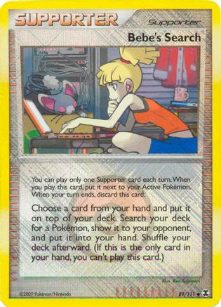 League & Championship Cards Bebe's Search - 89/111 (League Promo) #089