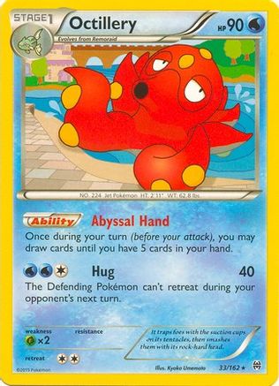 Deck Exclusives Octillery - 33/162 (XY Breakthrough) #033