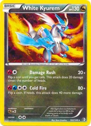 Deck Exclusives White Kyurem - 102/149 (BW Boundaries Crossed) #102