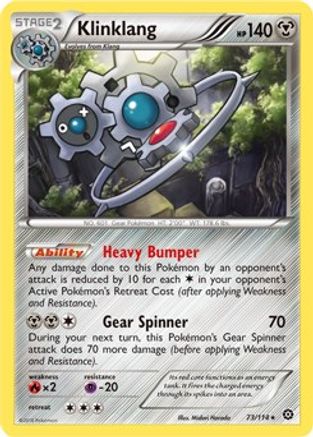 Deck Exclusives Klinklang - 73/114 (XY Steam Siege) #073