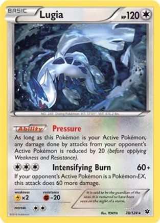 Deck Exclusives Lugia - 78/124 (XY Fates Collide) #078