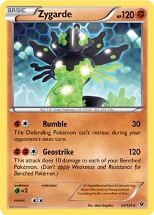 Deck Exclusives Zygarde - 53/124 (XY Fates Collide) #053
