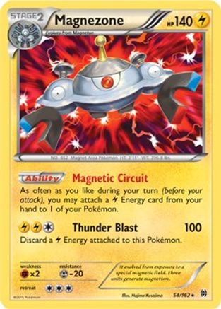 Deck Exclusives Magnezone - 54/162 (XY BREAKthrough) #054