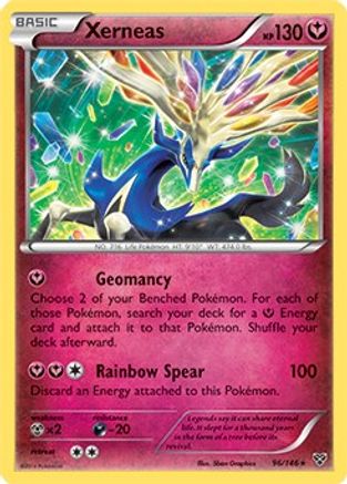 Deck Exclusives Xerneas - 96/146 (Cracked Ice Holo) #096
