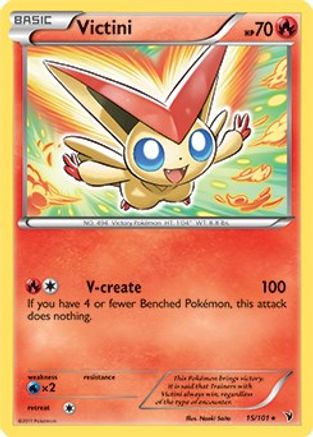 Deck Exclusives Victini - 15/101 (BW Noble Victories) #015