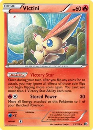 Deck Exclusives Victini - 23/113 (BW Legendary Treasures) #023