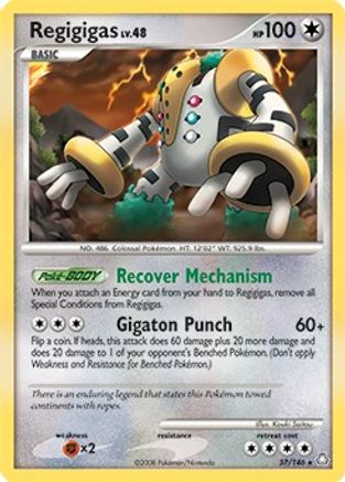 Deck Exclusives Regigigas - 37/146 (DP Legends Awakened) #037