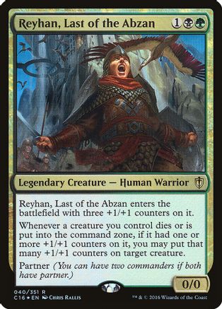 Reyhan, Last of the Abzan (Etched) [Commander Legends] main image 0