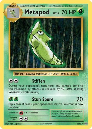 XY - Evolutions Metapod #4