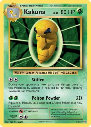XY - Evolutions Kakuna #6