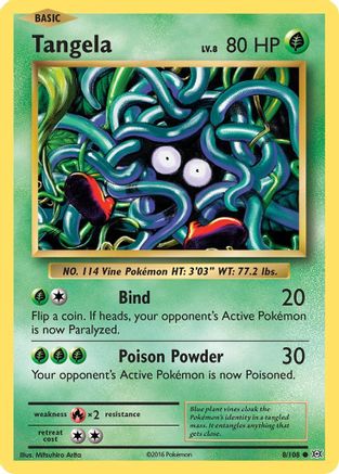 XY - Evolutions Tangela #8