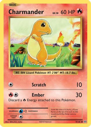 XY - Evolutions Charmander #9