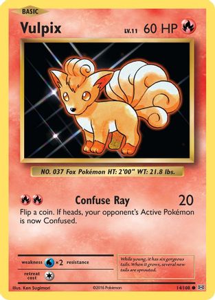 XY - Evolutions Vulpix #14