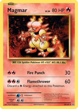 XY - Evolutions Magmar #20