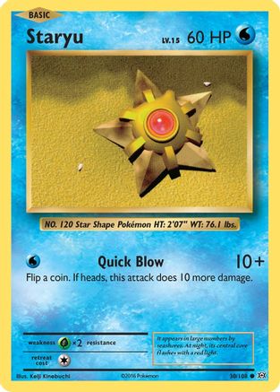 XY - Evolutions Staryu #30