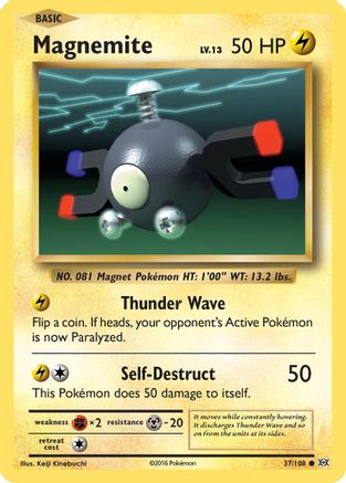 XY - Evolutions Magnemite #37