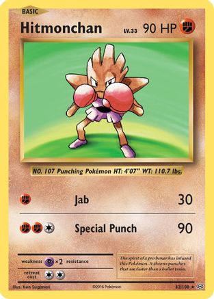 XY - Evolutions Hitmonchan #62