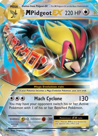 XY - Evolutions M Pidgeot EX #65
