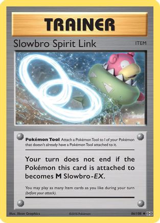 XY - Evolutions Slowbro Spirit Link #86