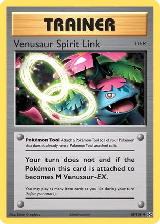 XY - Evolutions Venusaur Spirit Link #89