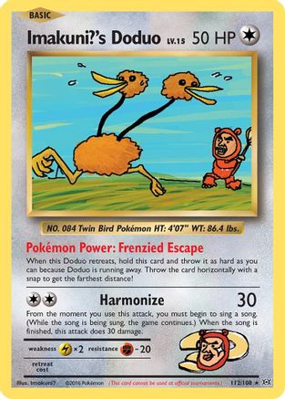 XY - Evolutions Imakuni?'s Doduo #112