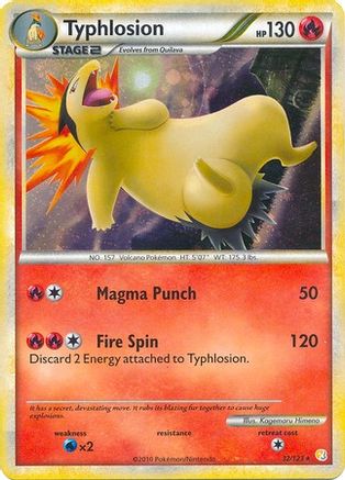 Deck Exclusives Typhlosion - 32/123 (Cosmos Holo) #032