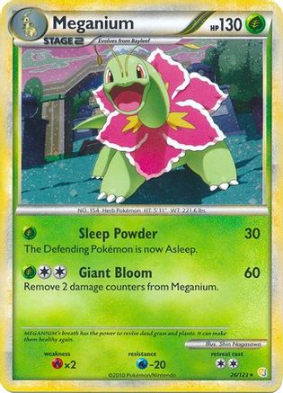 Deck Exclusives Meganium - 26/123 (Cosmos Holo) #026