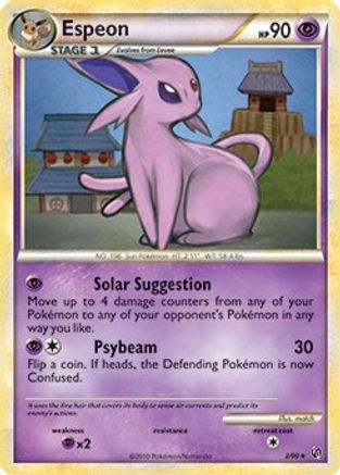 Deck Exclusives Espeon - 2/90 (HGSS Undaunted) #002