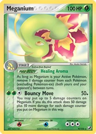 Deck Exclusives Meganium - 9/115 (EX Unseen Forces) #009