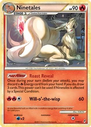 Deck Exclusives Ninetales - 17/95 (Call of Legends) #017