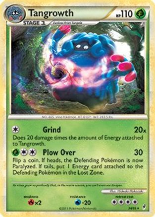 Deck Exclusives Tangrowth - 34/95 (Call of Legends) #034