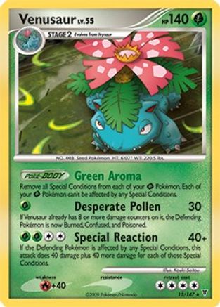 Deck Exclusives Venusaur (DPPt Supreme Victors) #013