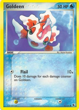 Goldeen 55 EX Battle Stadium Pokémon card