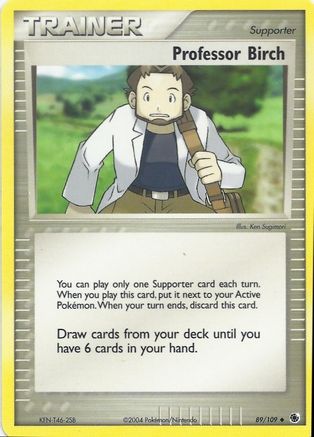 Professor Birch 89 EX Battle Stadium Pokémon card
