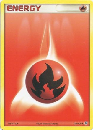 Fire Energy 108 EX Battle Stadium Pokémon card